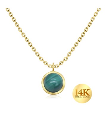 14K Gold Necklace 14KY-SPE-5614 (MOQ 10 pcs)